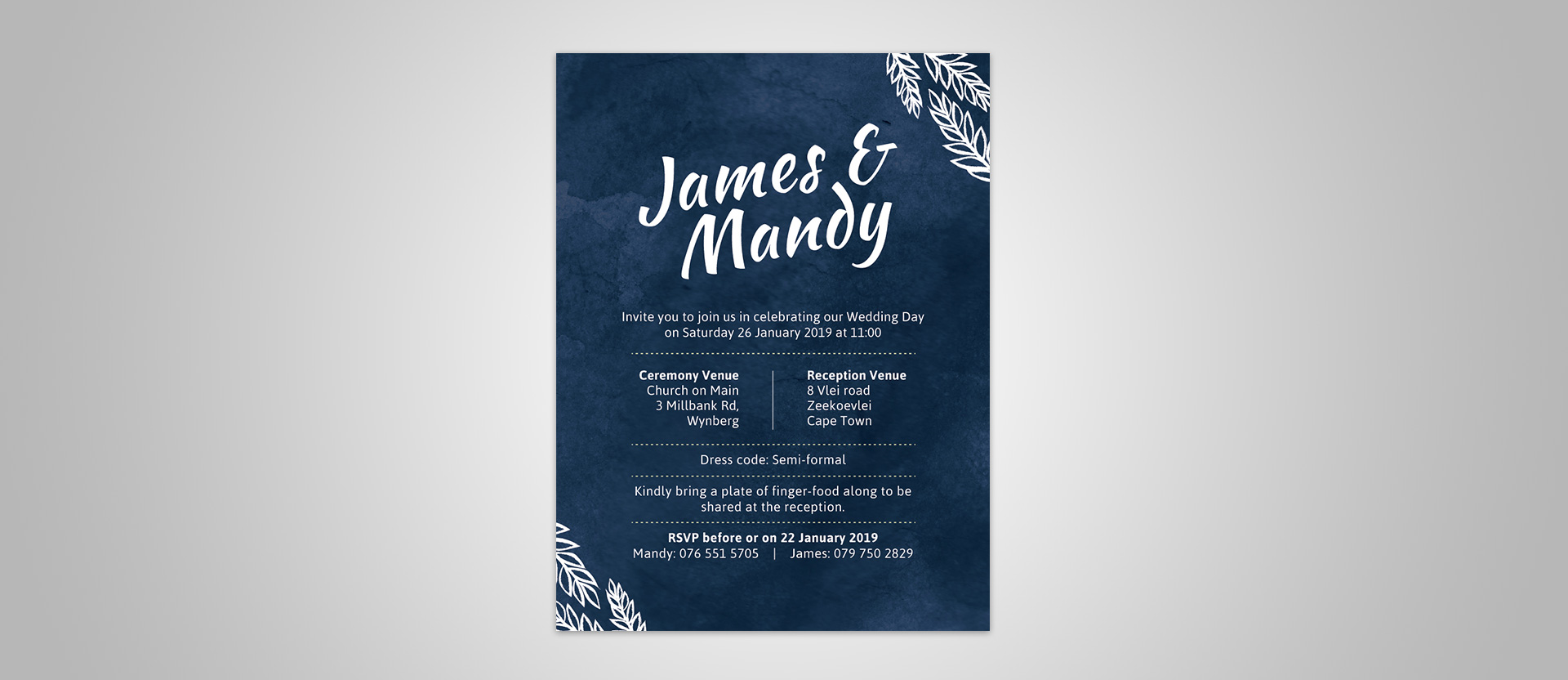 Wedding Invitation